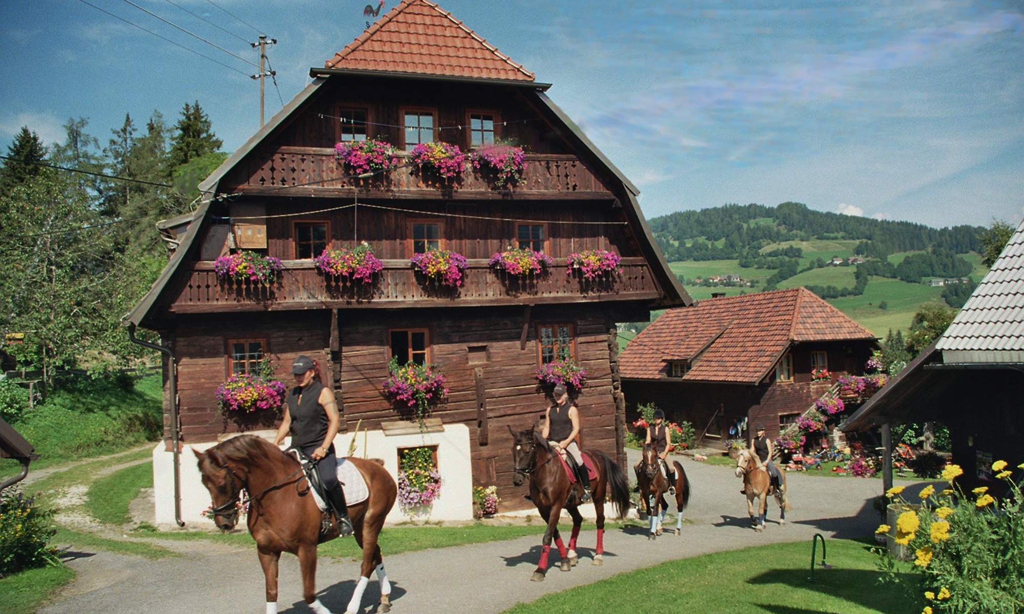 Das Bauernhaus aus dem 14. Jahrhundert lädt zum Urlaub ein. Schilcherhof im Naturpark Zirbitzkogel Grebenzen